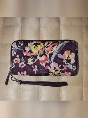 Vera Bradley Floral Zip Around Wallet